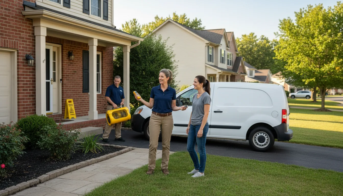 Water restoration image for Water Damage & Restoration Services in Vance, SC